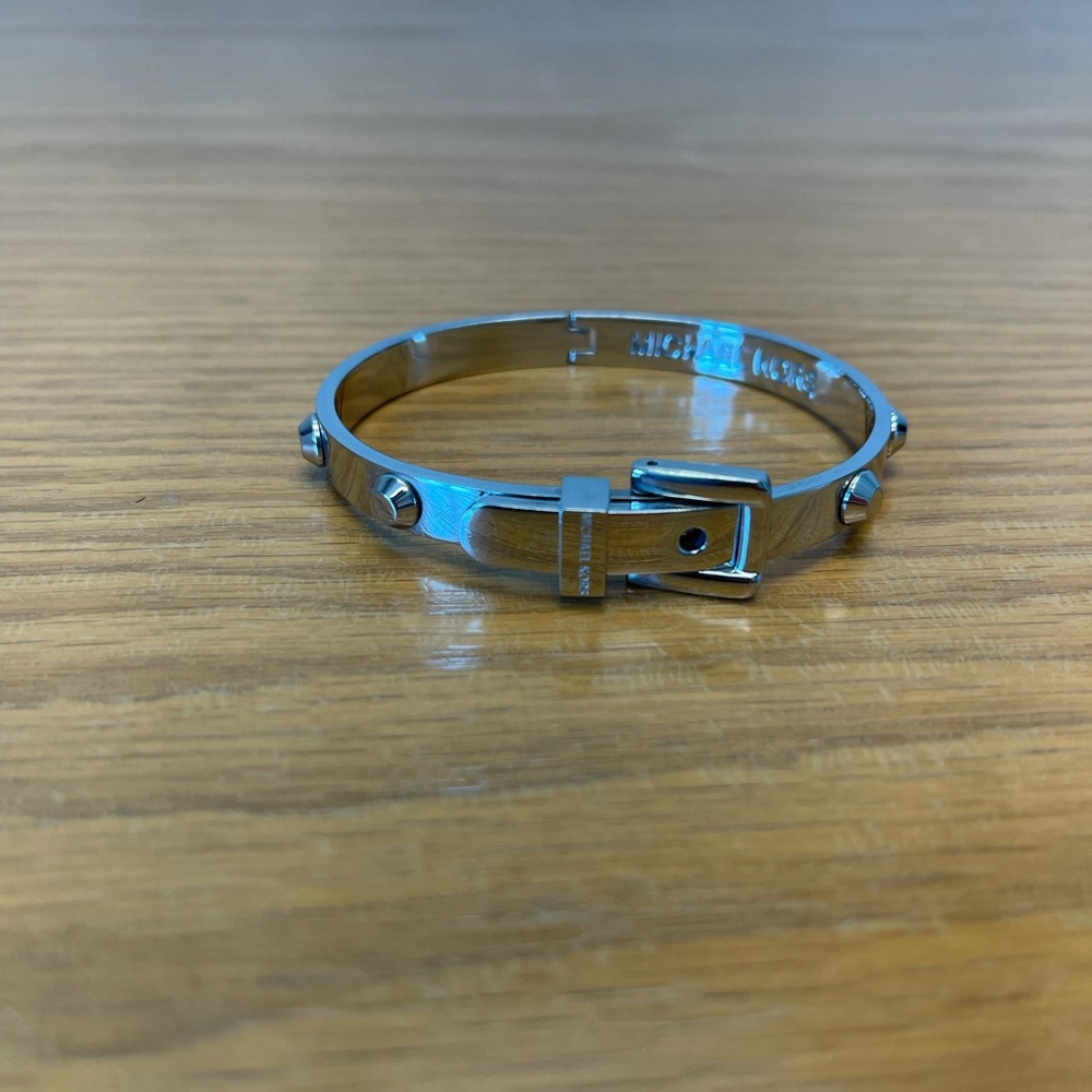 Michael Kors Silver Buckle Bracelet